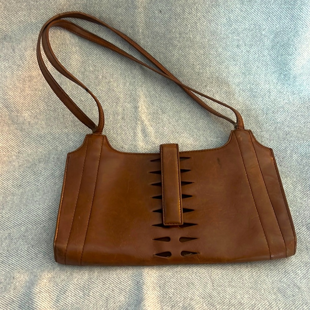 Armani Exchange Vintage Mini Faux Leather Purse